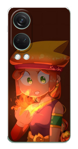 Чехол с принтом "Amber с огнем" для OnePlus Nord 4