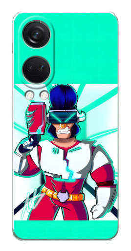 Чехол с печатью "Булл в очках" для OnePlus Nord 4