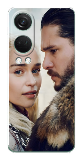 Чехол с печатью "Дейнерис и Сноу" для OnePlus Nord 4