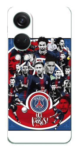 Силиконовый чехол с изображением "Команда PSG" для OnePlus Nord 4