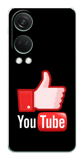 Чехол с принтом "Лайк YouTube" для OnePlus Nord 4
