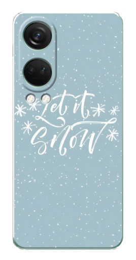 Чехол с принтом "Let it Snow" для OnePlus Nord 4