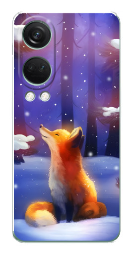 Чехол с печатью "Лисичка в лесу" для OnePlus Nord 4