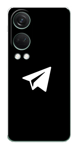 Чехол с картинкой "Лого Телеграм" для OnePlus Nord 4