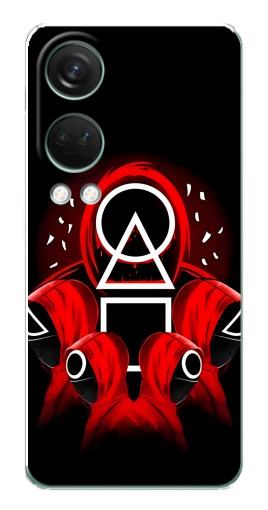 Силиконовый чехол с изображением "Солдаты с игры кальмара" для OnePlus Nord 4