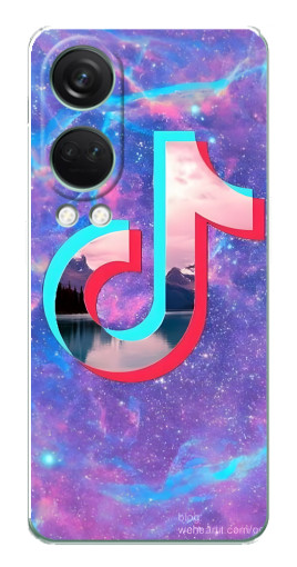 Силиконовый чехол с изображением "ТикТок мраморный" для OnePlus Nord 4