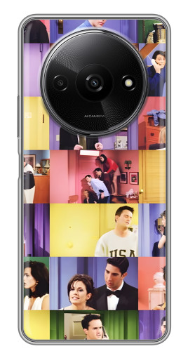 Силиконовый чехол с изображением "Актеры Друзья" для Xiaomi Redmi A3