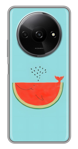 Чехол с картинкой "Арбуз кит" для Xiaomi Redmi A3