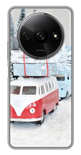 Чехол с печатью "Автобус с подарками" для Xiaomi Redmi A3