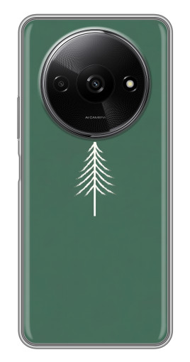 Чехол с картинкой "Белая елка" для Xiaomi Redmi A3