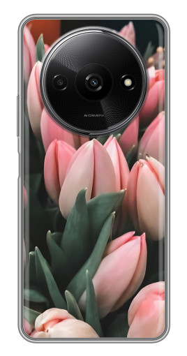 Чехол с картинкой "Букет тюльпанов" для Xiaomi Redmi A3