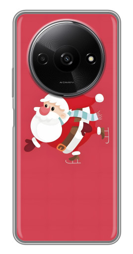 Чехол с принтом "Дед Мороз на коньках" для Xiaomi Redmi A3