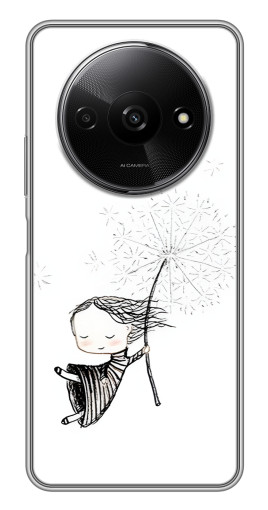 Чехол с печатью "Девочка с одуванчиком" для Xiaomi Redmi A3