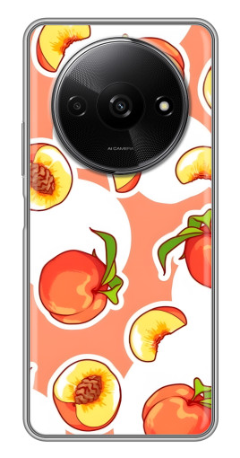 Чехол с печатью "Дольки персиков" для Xiaomi Redmi A3