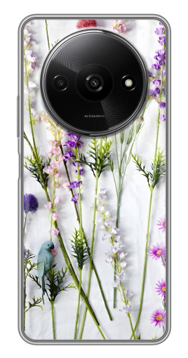 Силиконовый чехол с изображением "Фон полевых цветов" для Xiaomi Redmi A3