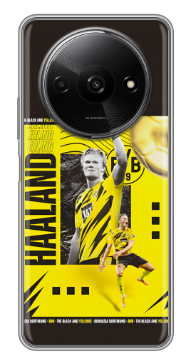 Чехол с печатью "Golden Haaland" для Xiaomi Redmi A3