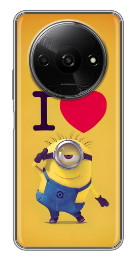 Чехол с принтом "I Love Minion" для Xiaomi Redmi A3