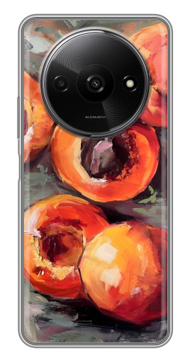 Чехол с картинкой "Картина персики" для Xiaomi Redmi A3