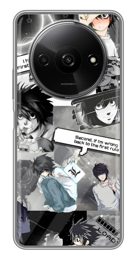 Чехол с печатью "L - Death note" для Xiaomi Redmi A3