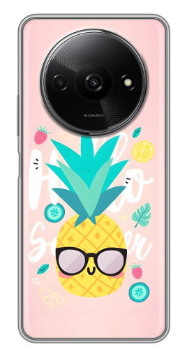 Чехол с картинкой "Летний ананас" для Xiaomi Redmi A3
