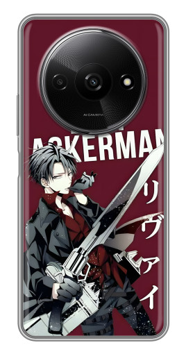 Чехол с печатью "levi Ackerman" для Xiaomi Redmi A3