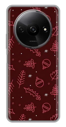Чехол с картинкой "Листочки и шары" для Xiaomi Redmi A3