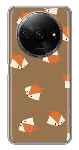 Чехол с печатью "Лисёнки" для Xiaomi Redmi A3