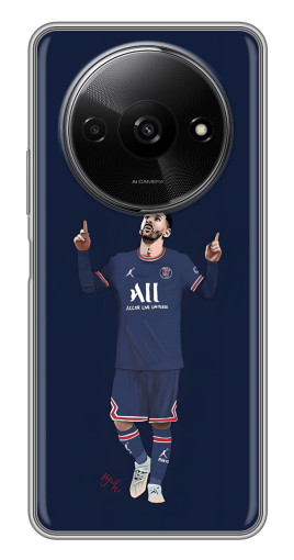 Чехол с печатью "Месси в ПСЖ" для Xiaomi Redmi A3