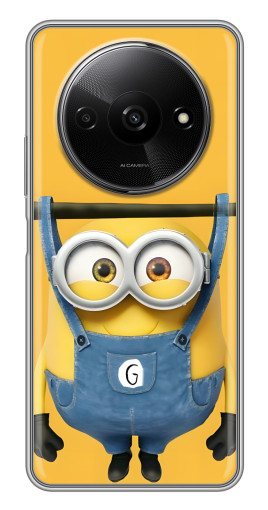 Чехол с картинкой "Миньон повис" для Xiaomi Redmi A3