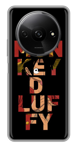 Силиконовый чехол с изображением "Monky d Luffy" для Xiaomi Redmi A3