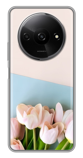 Силиконовый чехол с изображением "Нежные тюльпаны" для Xiaomi Redmi A3