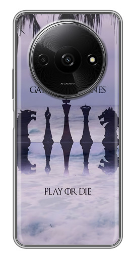 Чехол с печатью "Play or Die" для Xiaomi Redmi A3