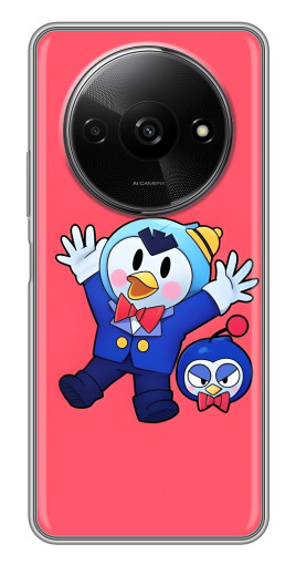 Чехол с картинкой "Радостный пингвин" для Xiaomi Redmi A3