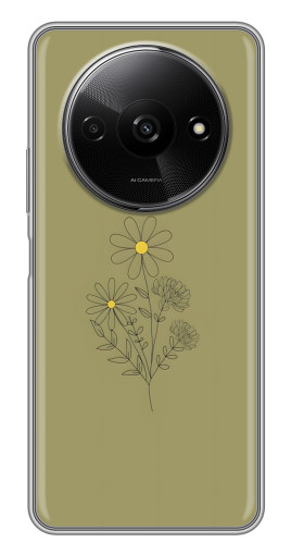 Чехол с картинкой "Рисунок ромашка" для Xiaomi Redmi A3