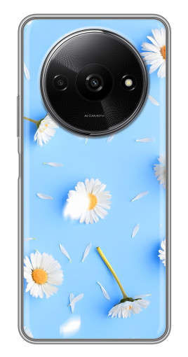 Силиконовый чехол с изображением "Ромашковый фон" для Xiaomi Redmi A3
