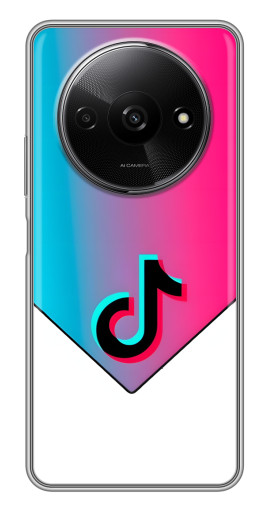 Силиконовый чехол с изображением "Tiktok Logo" для Xiaomi Redmi A3