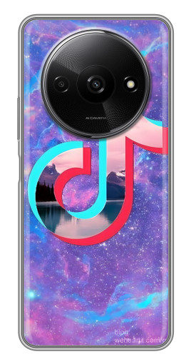 Чехол с картинкой "ТикТок мраморный" для Xiaomi Redmi A3