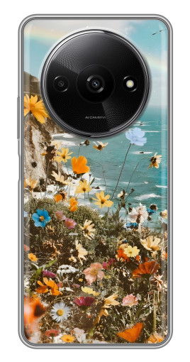 Чехол с принтом "Яркие полевые цветы" для Xiaomi Redmi A3