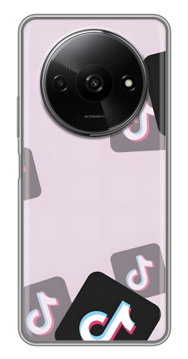 Чехол с печатью "Значки ТикоТока" для Xiaomi Redmi A3