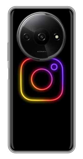 Силиконовый чехол с изображением "Значок Инсты" для Xiaomi Redmi A3