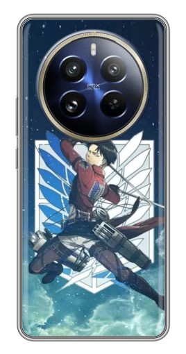 Чехол с принтом "Аккерман Леви" для Realme 12 Pro Plus