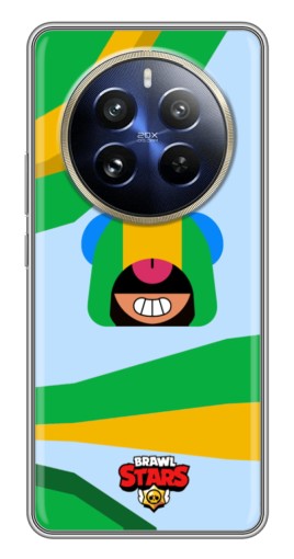 Чехол с печатью "Арт Леон" для Realme 12 Pro Plus