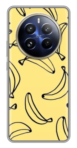 Чехол с принтом "Бананчики" для Realme 12 Pro Plus