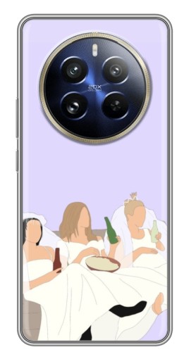 Чехол с картинкой "Девушки Друзья" для Realme 12 Pro Plus