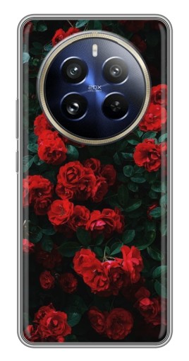 Чехол с принтом "Красные розы" для Realme 12 Pro Plus