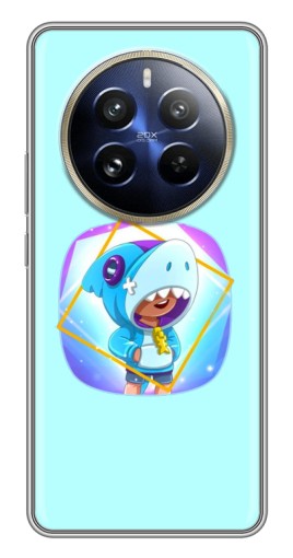 Чехол с принтом "Леон Акула" для Realme 12 Pro Plus
