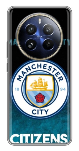 Силиконовый чехол с изображением "Man City Zens" для Realme 12 Pro Plus