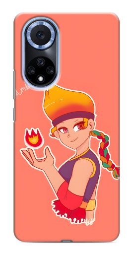 Силиконовый чехол с изображением "Amber с огоньком" для Huawei Nova 9 SE
