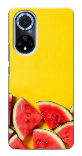 Чехол с картинкой "Арбузики на желтом" для Huawei Nova 9 SE