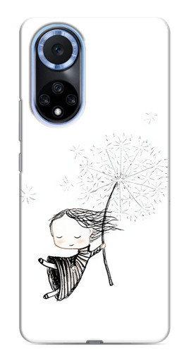Силиконовый чехол с изображением "Девочка с одуванчиком" для Huawei Nova 9 SE